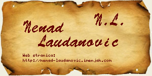 Nenad Laudanović vizit kartica